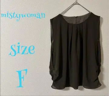 miStYwoman 슬리브리스 셔츠 F 사이즈 올리브
