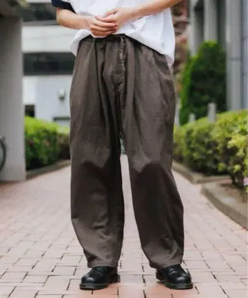 2022 SEVEN BY SEVEN 턱 이지 와이드 팬츠