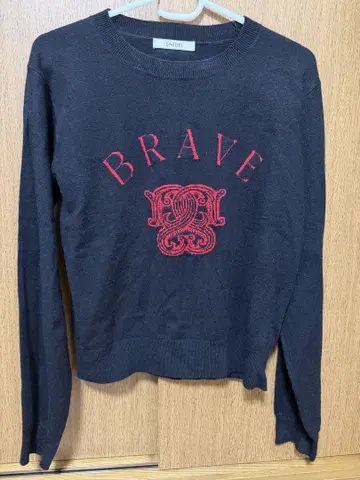 SNIDEL BRAVE 자수 니트 스웨터