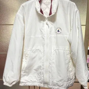 이시하라 유지로 화이트 나일론 자켓