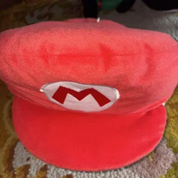 슈퍼 마리오 택 포함 2008년제 슈퍼 마리오 모자형 쿠션 마리오