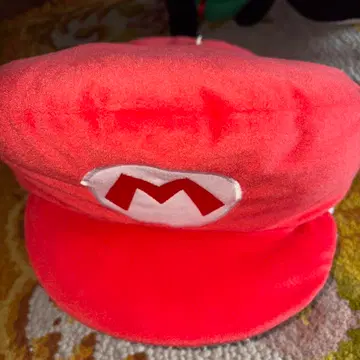 슈퍼 마리오 택 포함 2008년제 슈퍼 마리오 모자형 쿠션 마리오