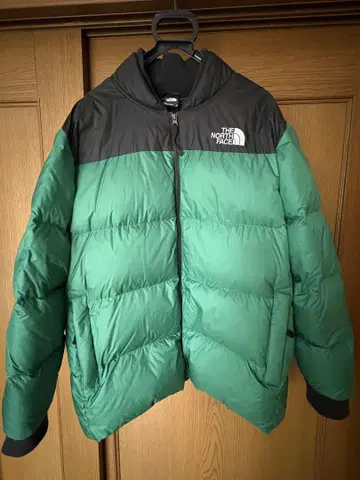 THE NORTH FACE 다운 자켓 그린 블랙