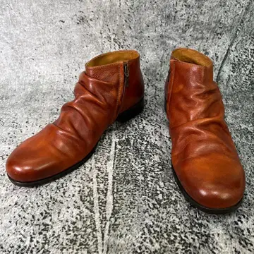 새상품급 파드로네 숏부츠 주름 가공 사이드 지퍼