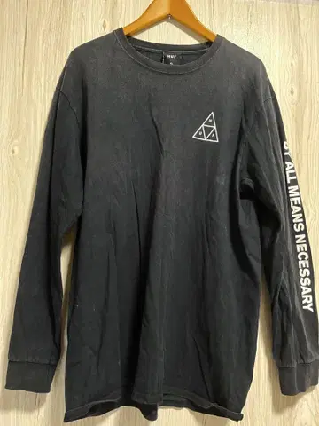 HUF 긴팔 T셔츠 XL 블랙