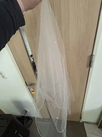 웨딩 베일, 링 피로, 손수건 세트