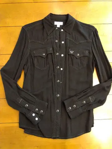 트루 릴리전 TRUE RELIGION 블랙 셔츠