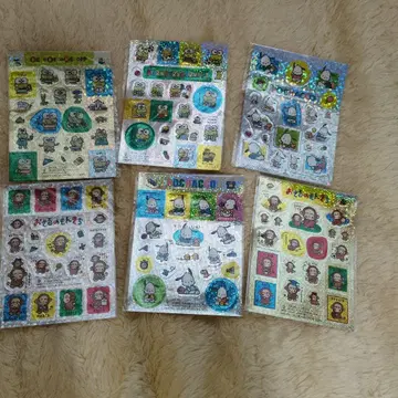 산리오 레트로 홀로그램 씰 당시 물건