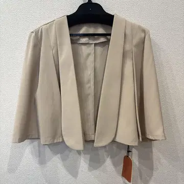 자켓 볼레로 베이지