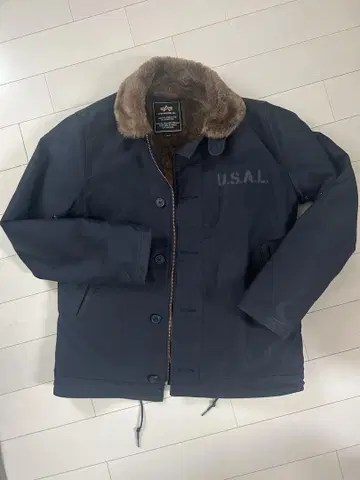 ALPHA INDUSTRIES N1 밀리터리 자켓 L 네이비