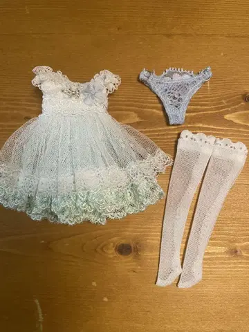 Harmonia bloom 하르모니 블루 드레스 작가 딜러 의류 10