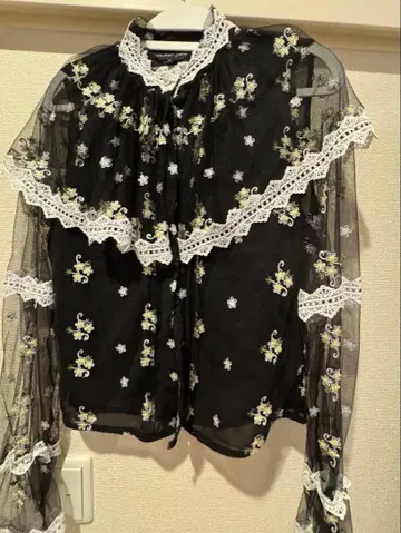 [새상품급] sisterjane Prickle 오간자 블라우스 S