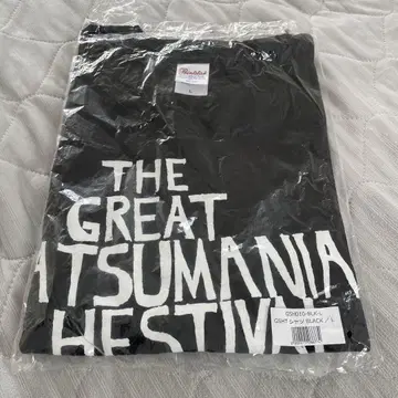 THE GREAT ATSUMANIA FESTIVAL 티셔츠 L 블랙