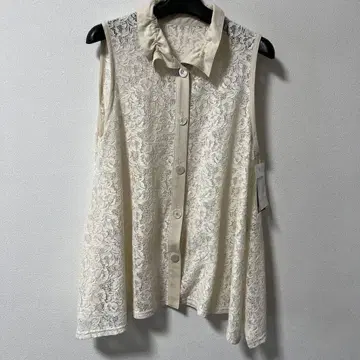 미카사 아이보리 레이스 슬리브리스 베스트