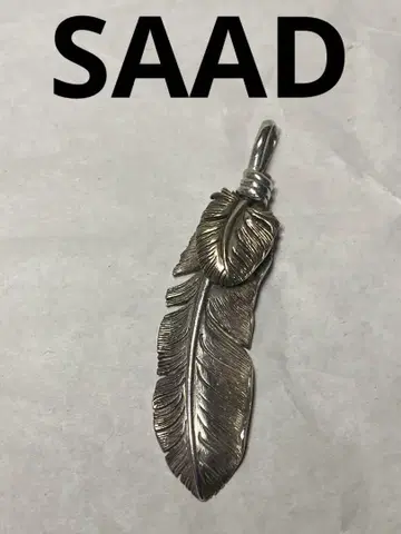 SAAD 브론즈 하트 페더 (왼쪽 방향) 단종품 실버925
