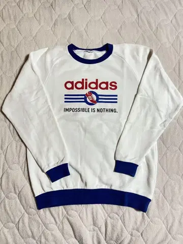adidas 맨투맨 트레이닝복 화이트/블루