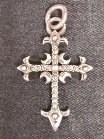 m's collection 실버 925 크로스 목걸이 고딕풍