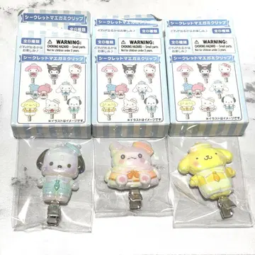 산리오 시크릿 앞머리 클립 포차코 하나마루 유령 폼폼푸딩