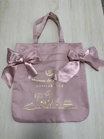 메종 드 플뢰르 리본 토트백 코리락쿠마