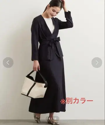 노카라 자켓 리본 포함
