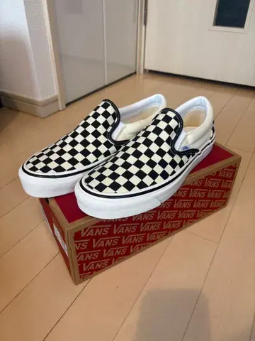 VANS 슬립온 아나하임 팩토리 98DX 체커 새상품 28.5