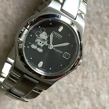 작동 CITIZEN 미키마우스 솔라 여성용 손목시계