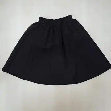 어반 리서치 블랙, 브라운 리버서블 폴리에스테르 미디 스커트