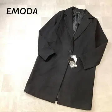[ 새상품 택 포함 ] EMODA 체스터 코트 원버튼 블랙