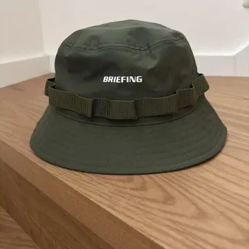 BRIEFING 버킷 햇 올리브