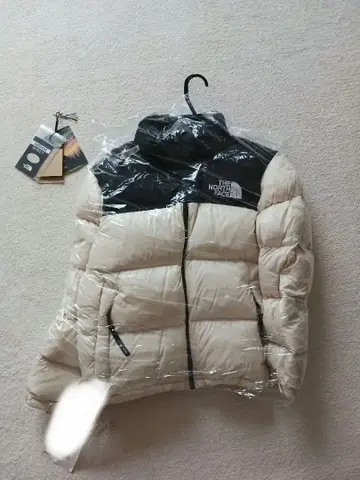 THE NORTH FACE 다운 자켓 아이보리/블랙