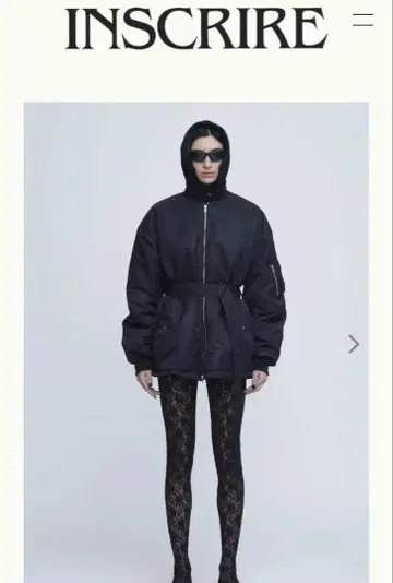 미사용 새상품 INSCRIRE MA-1 HALF BLACK SIZE: 2