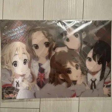 케이온 영화 3D 포스터 클리어 포스터 반짝반짝 제일복권 라스트 원