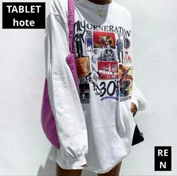 TABLET hotel 태블릿 호텔 sudo/su_do 롱T 화이트