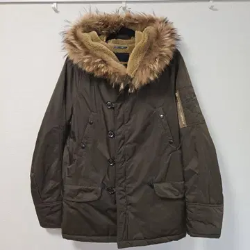 junhashimoto 후드 부착 밀리터리 자켓