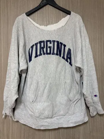 보로 리버스 위브 Champion Virginia 프린트 트레이닝복