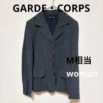 GARDE CORPS 테일러드 자켓 스트라이프 패턴 M 사이즈 상당