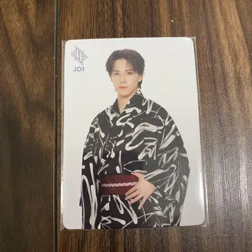 JO1 카와니시 타쿠미 CD 예약 특전 트레이딩 카드 축제 불꽃놀이