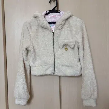 새상품 튤라라 보아 후드티 프리 사이즈 리본 하트 공주