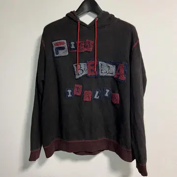 FILA 후디 XXL 블랙