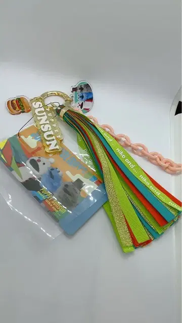 퍼펫 순순 콜라보 컬러 테이프 참 nikoand 그린