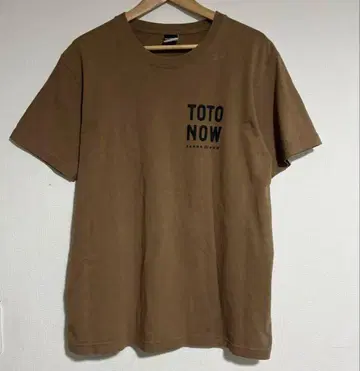 TOTO NOW 브라운 T셔츠