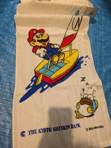 7 슈퍼 마리오 교토신용금고 한정판 스포츠 타월 Nintendo