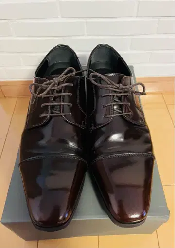 유키코 키미지마 다크 브라운 남성용 비즈니스 슈즈 25.0