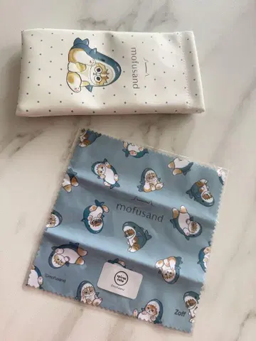 zoff mofusand 안경 케이스 안경 닦이