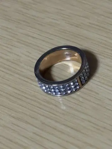 반지 핑크 골드 반지 카퍼나