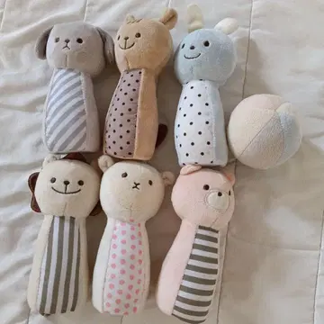 에드 인터 동물 디자인 봉제 인형 세트