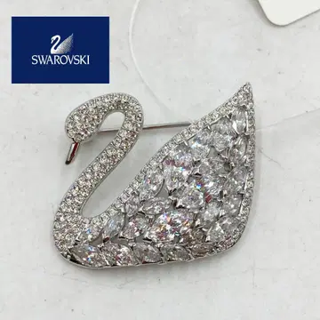 Swarovski 백조 스완 브로치