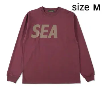WIND AND SEA L/S T-SHIRT BORDEAUX-G.GRAY