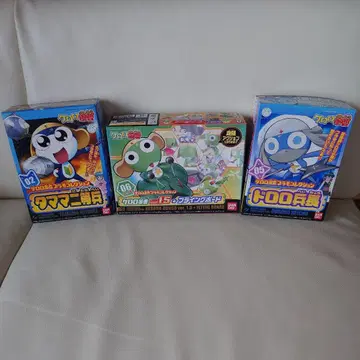 개구리 중사 케로로 프라모델 컬렉션 3종 세트 새상품/미개봉