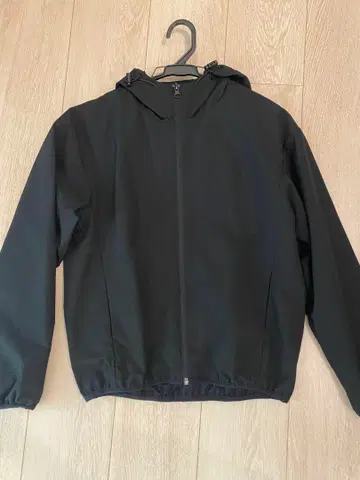 포켓터블 UV컷 후드티 XS 사이즈 블랙